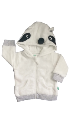 100% Polyester Fleece Kids Garments Winter Cardigan Animal Baby Grow With Zipper