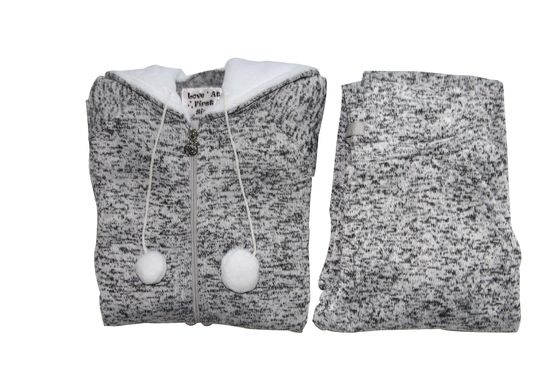Long Sleeve Ladies Pyjama Sets Fleece Sleepwear Women'S Winter Pajamas