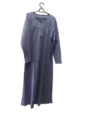 2019 Wholesale women's interlock night dress new products with shinning silver embroidery