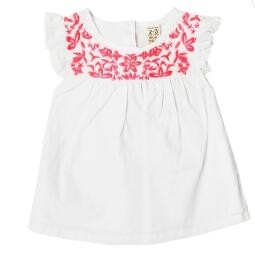 Girls Summer Infant Baby Clothes Solid Top With Ruffle Sleeve Yellow Color