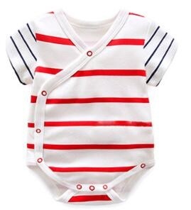 Desgaste unisex 100% del bebé del verano del algodón de 180 G con por todo las impresiones Placket