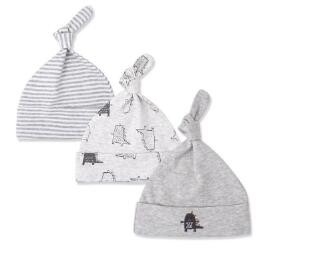 El bebé recién nacido unisex capsula los sombreros hechos punto bebé recién nacido con bordado de las impresiones
